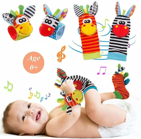 Baby Sensory Rattle Socks & Wrist Toys