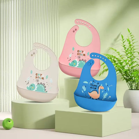DinoGuard Silicone Baby Bib