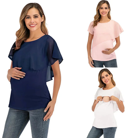 Elegant Maternity Nursing Top